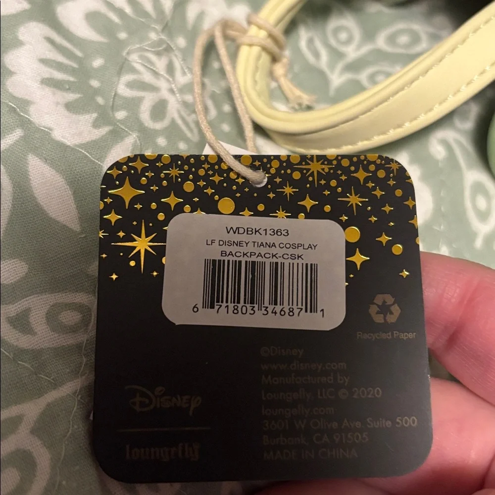 Loungefly Disney Princess Tiana Cosplay Mini Backpack - Picture 9 of 9